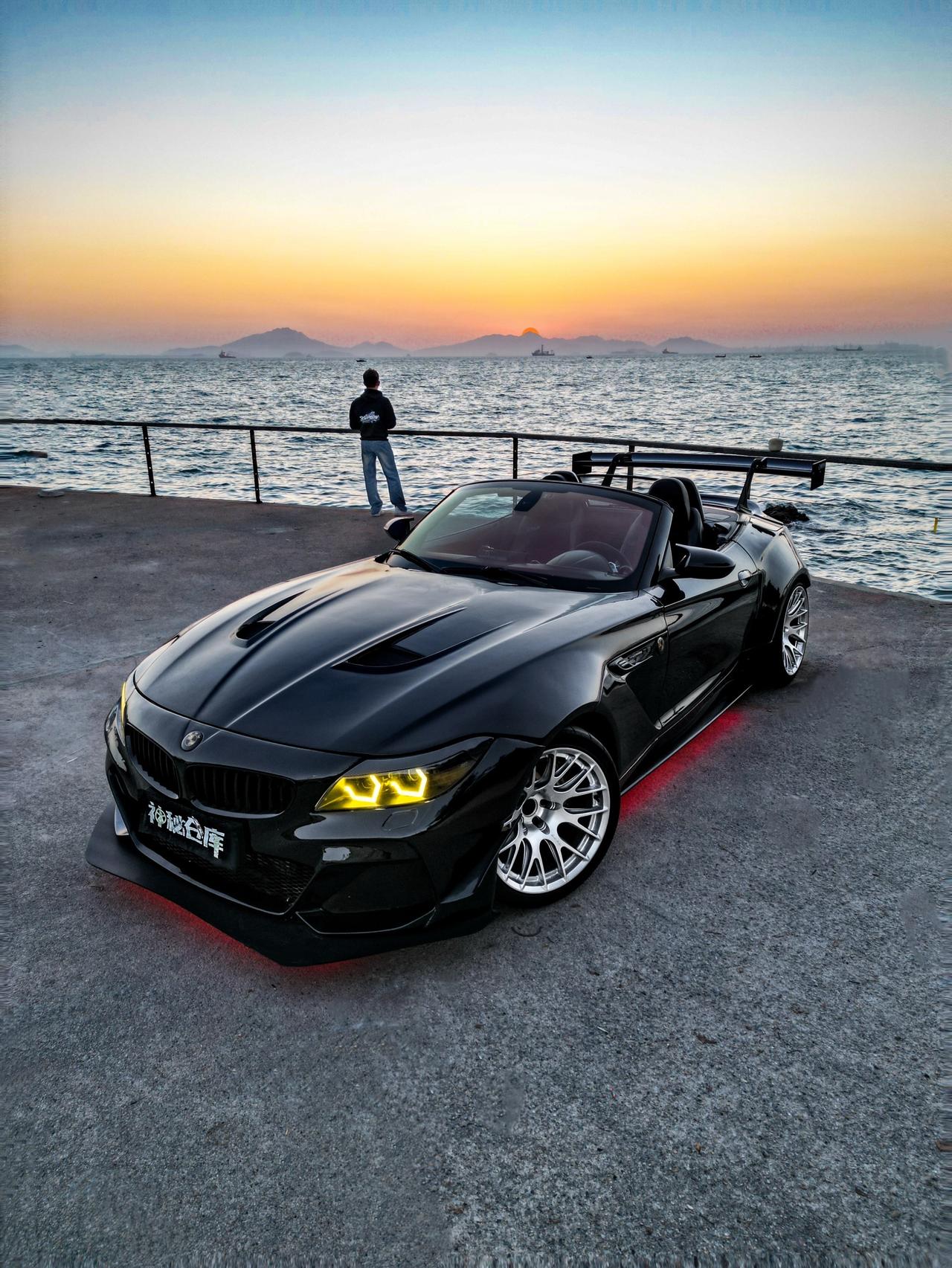 宝马z4 改装车 内燃机的魅力 低趴姿态 改装车文化