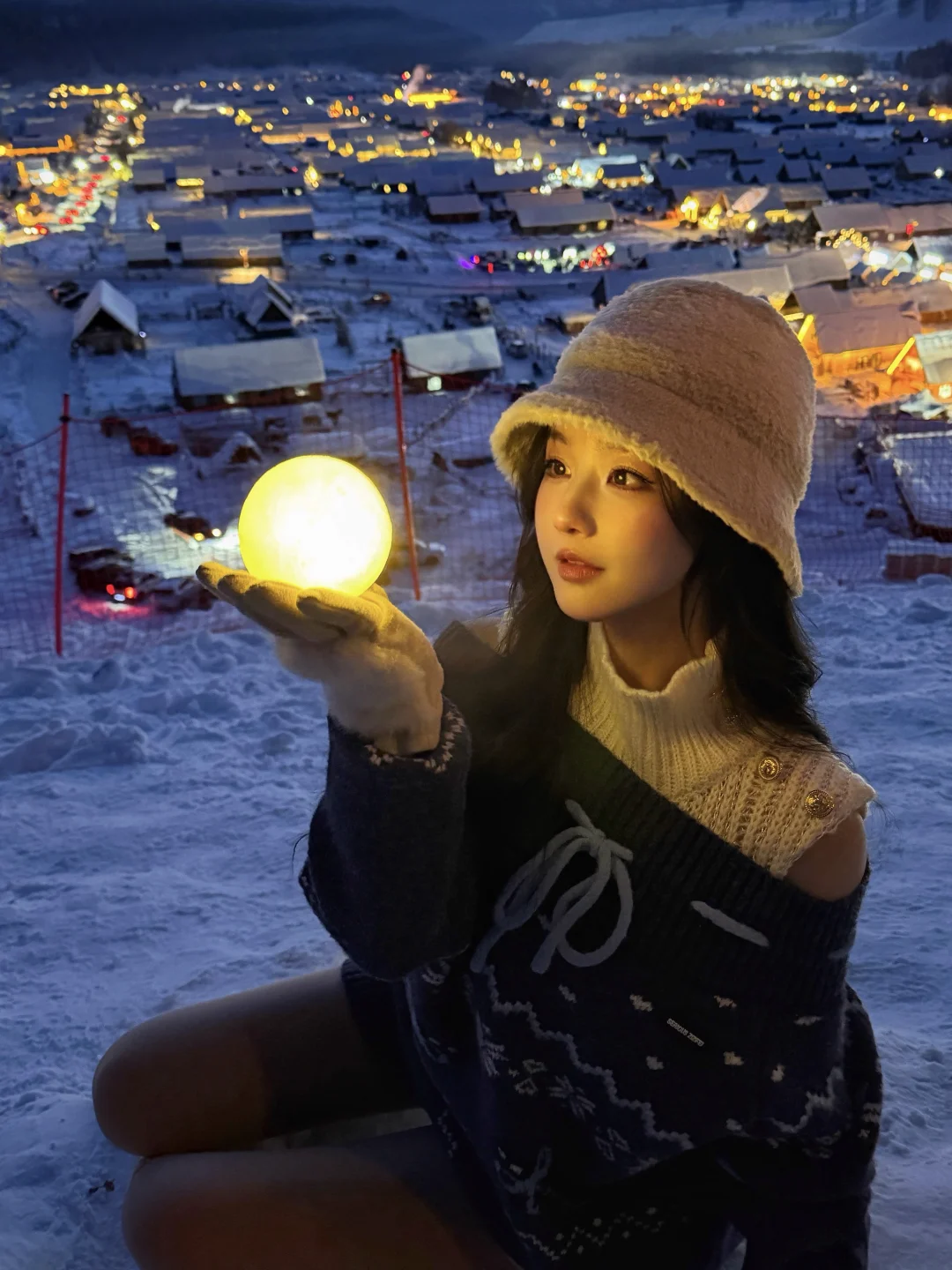 新疆｜在禾木日落观景台等一场雪原暮色🌄