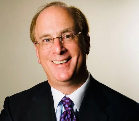 贝莱德首席执行官拉里·芬克表示，普通人的储蓄账户和养老基金，价值数万亿美元，将被