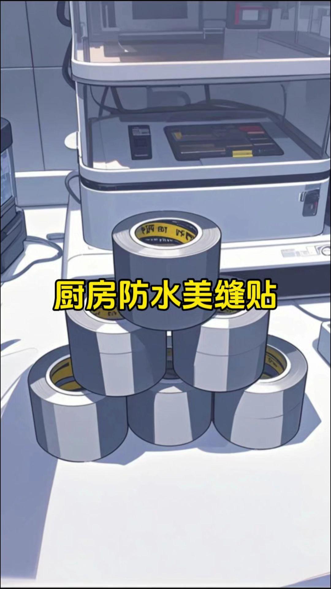 家里灶台水池缝隙总是发霉，贴上这个，没有缝隙清理方便，锅碗瓢盆破了也能修补