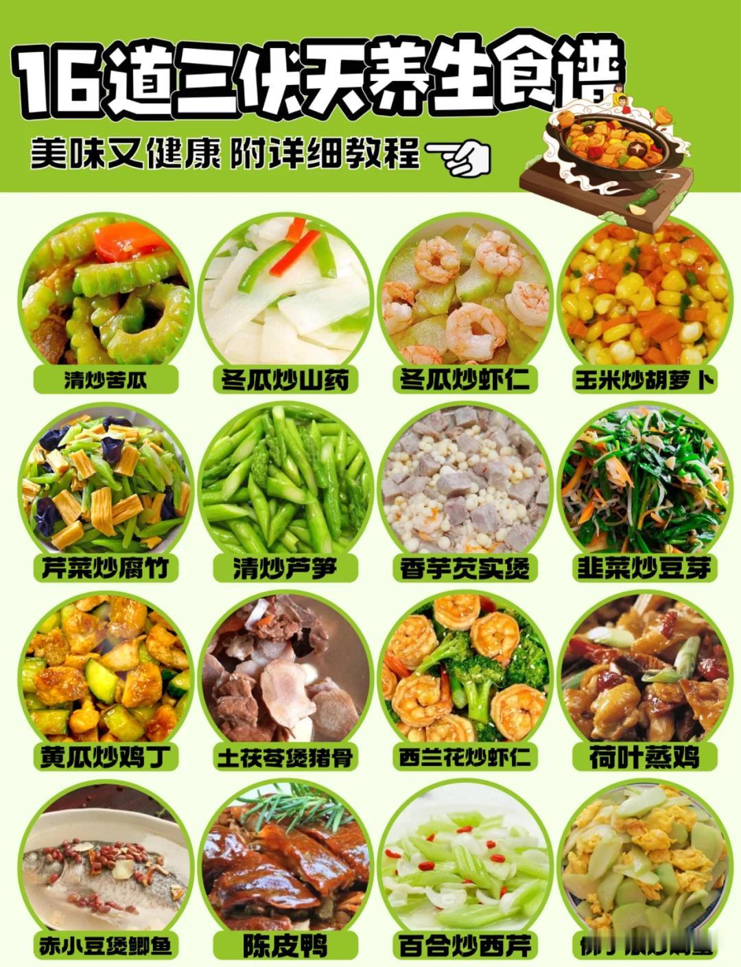 三伏天饮食讲究清补祛湿，宜少食多餐，多吃苦瓜、冬瓜、薏米等清热健脾食材，适量摄入