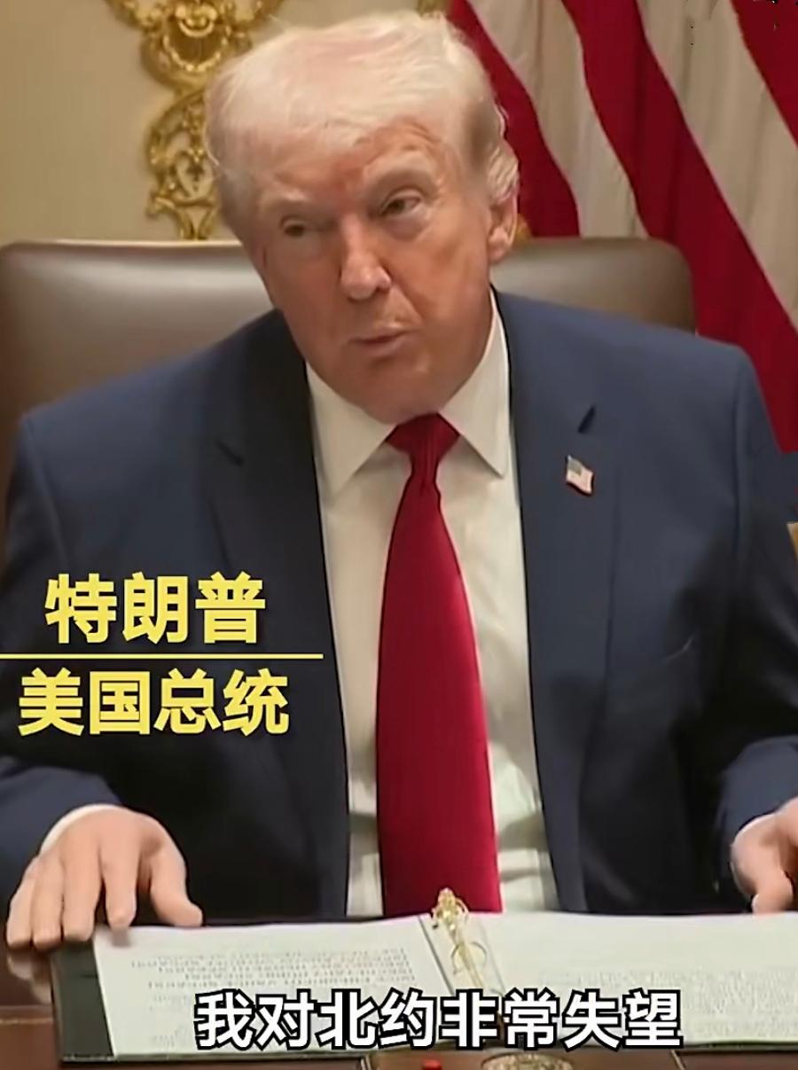 特朗普板着脸说：“我对北约很失望，这本该是对你的考验，你可以选择帮助我们，也可以