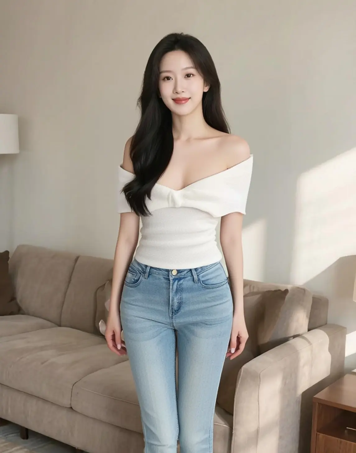 紧身牛仔裤 好身材好气质 牛仔裤穿搭 瑜伽裤 牛仔裤女神