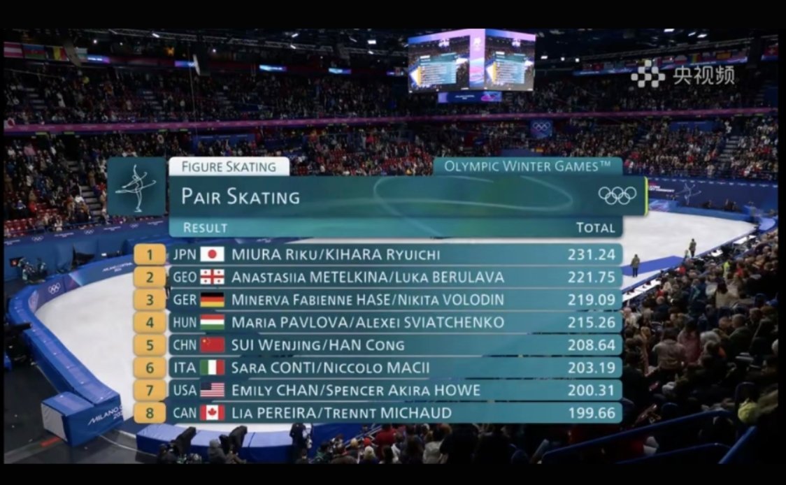 隋文静韩聪自由滑135.98分最后一舞，只此青绿，只此隋韩！千言万语，感谢现役！