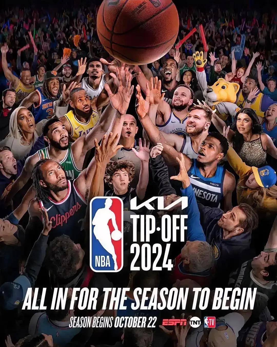 NBA官方晒出了新赛季海报

从这个海报也可以看出新赛季的重点目标还有球员的影响