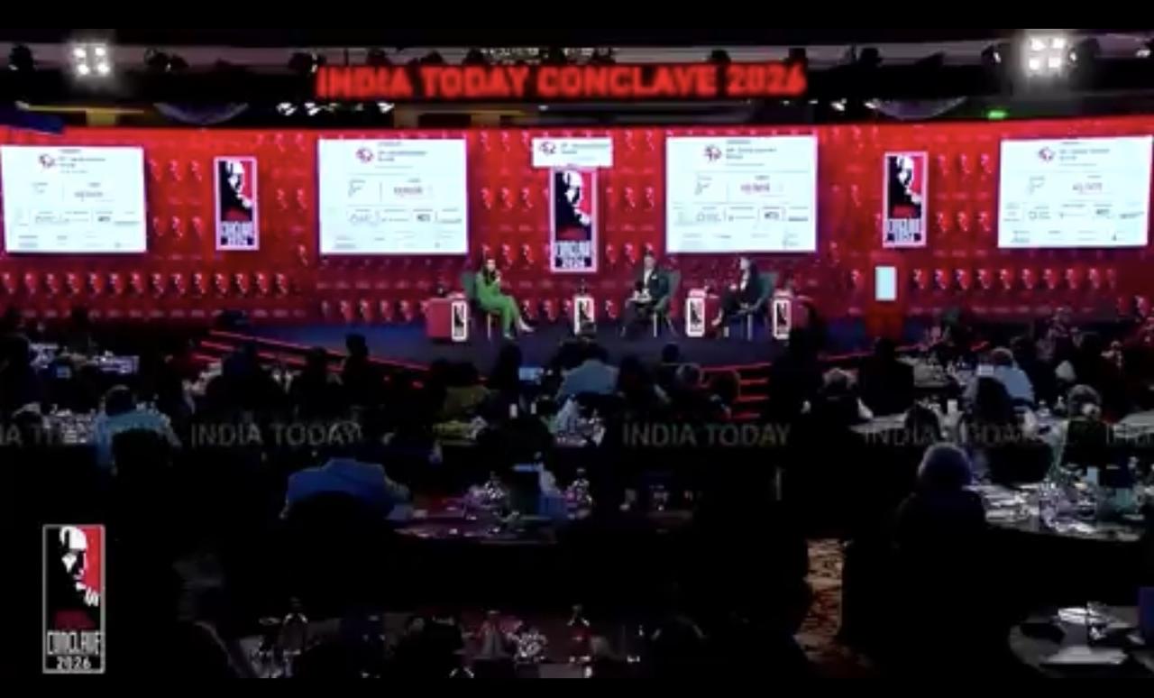 在 “India Today Conclave 2026”年度峰会上，一位印度记