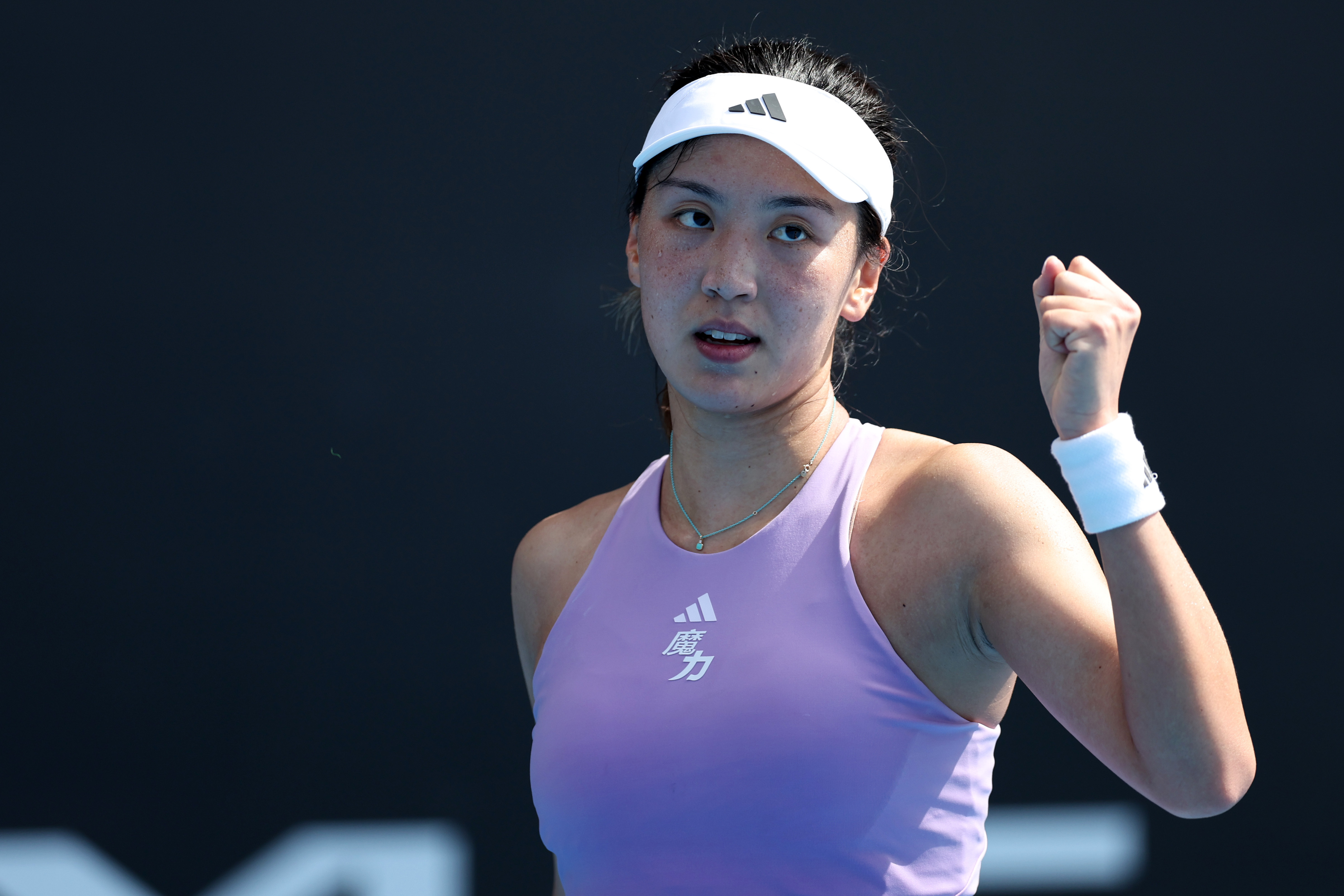王欣瑜收获新赛季开门红✌️WTA250奥克兰站首轮，7号种子王欣瑜克服先输一盘的