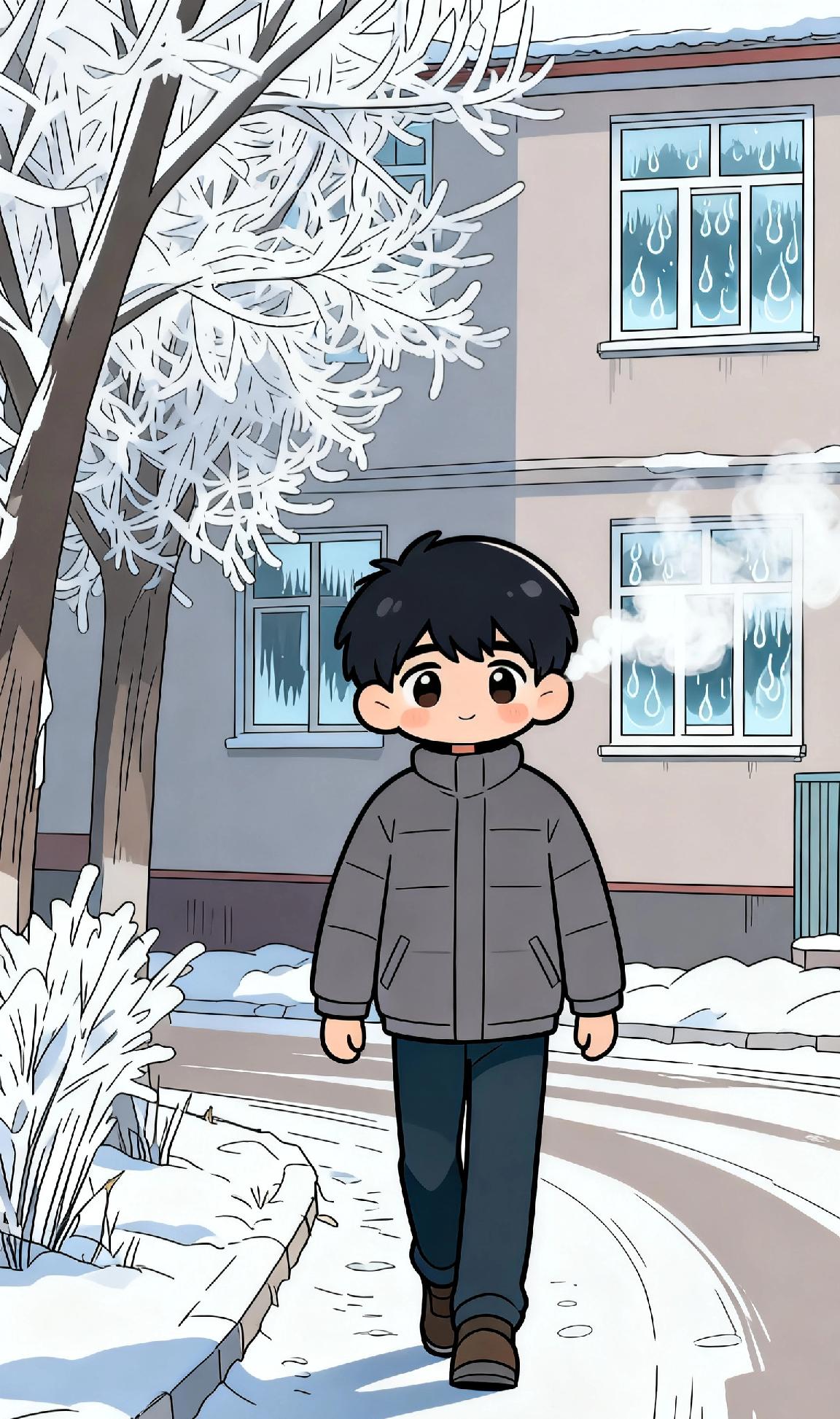 风一吹
骨头缝都透着凉
前几天还穿薄外套
今儿个裹羽绒服都嫌冷
 
早上出门
哈