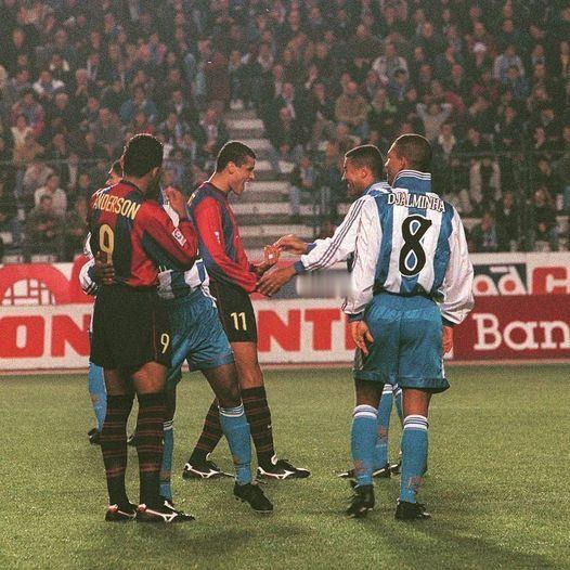 【老照片】 西甲 Rivaldo, Sonny Anderson and Dja
