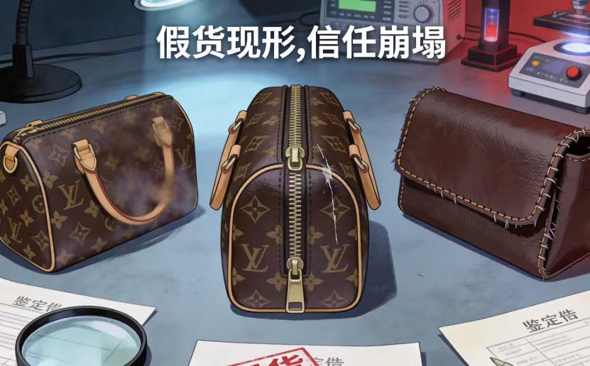 专柜买4个LV包全是假货！消费者手持小票维权遭拒，奢侈品信任危机爆发
花几万块去