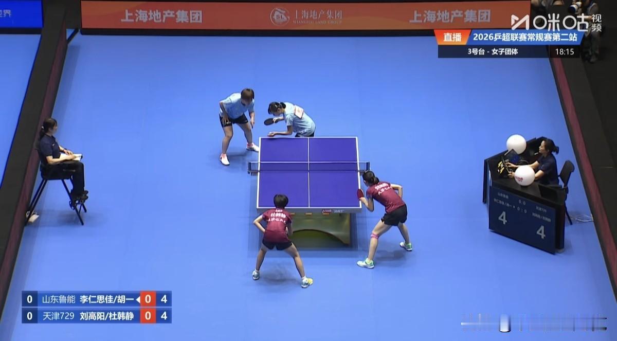 大战积分榜第一！刘高阳/杜韩静组合战胜李仁思佳/胡一组合，为天津729赢得开门红