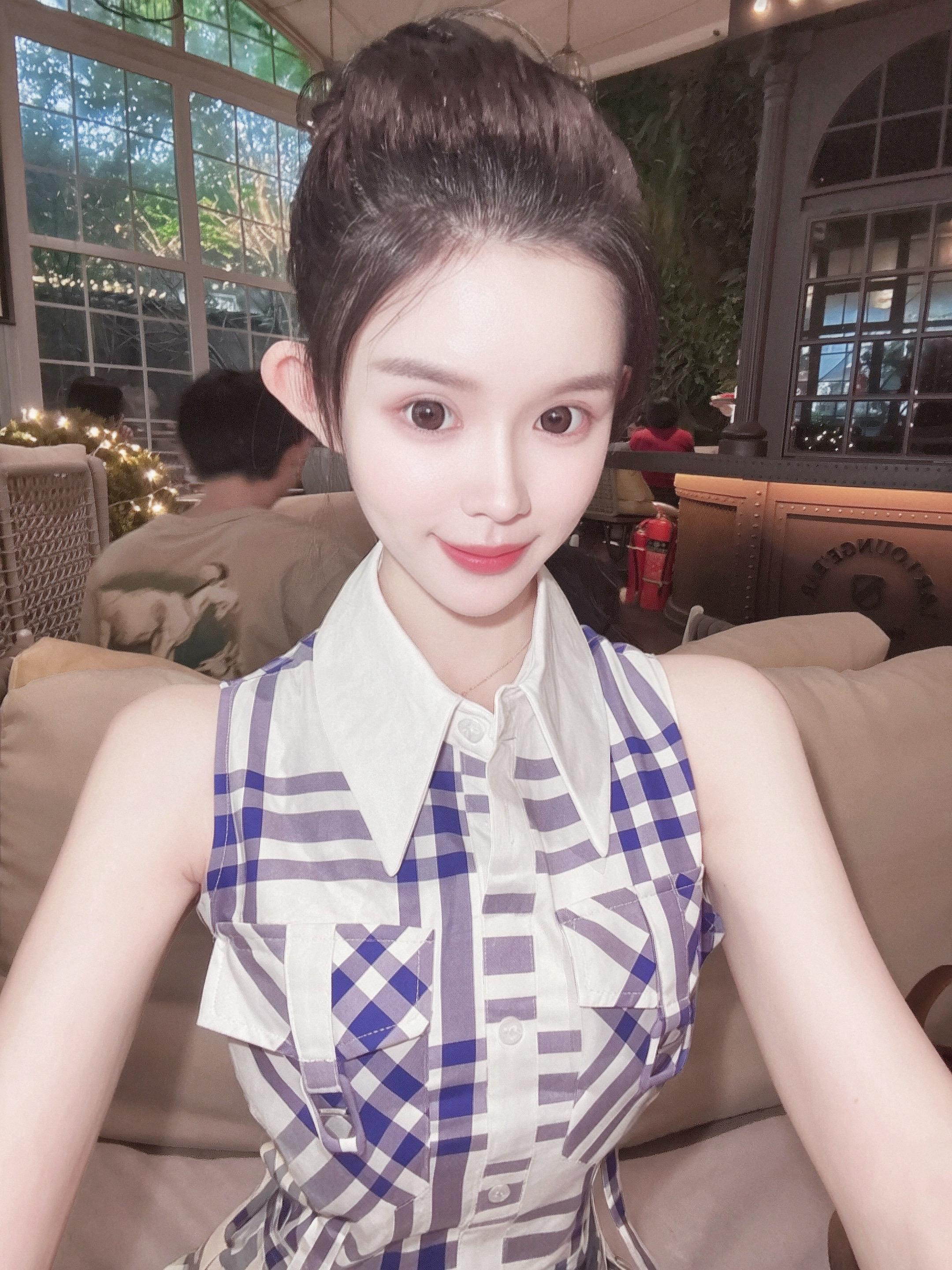 素颜好看嘛～？