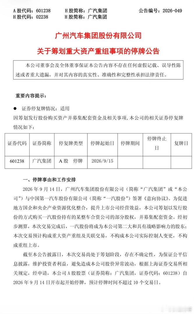 广汽集团与一汽集团合并、长安汽车与东风汽车合并，历史终于走到了这一步，新能源汽车