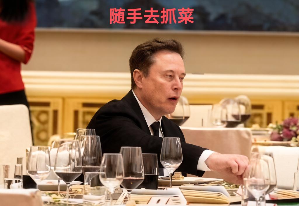 马斯克在国宴上的随性说明了什么？
看看马斯克在顶级外交场合里的随性举止，你就懂了