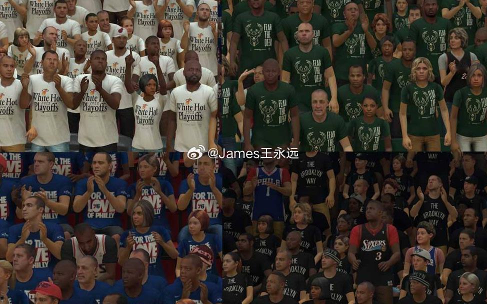 2K14 NBA30队季后赛观众补丁集Playoffs Team Color C