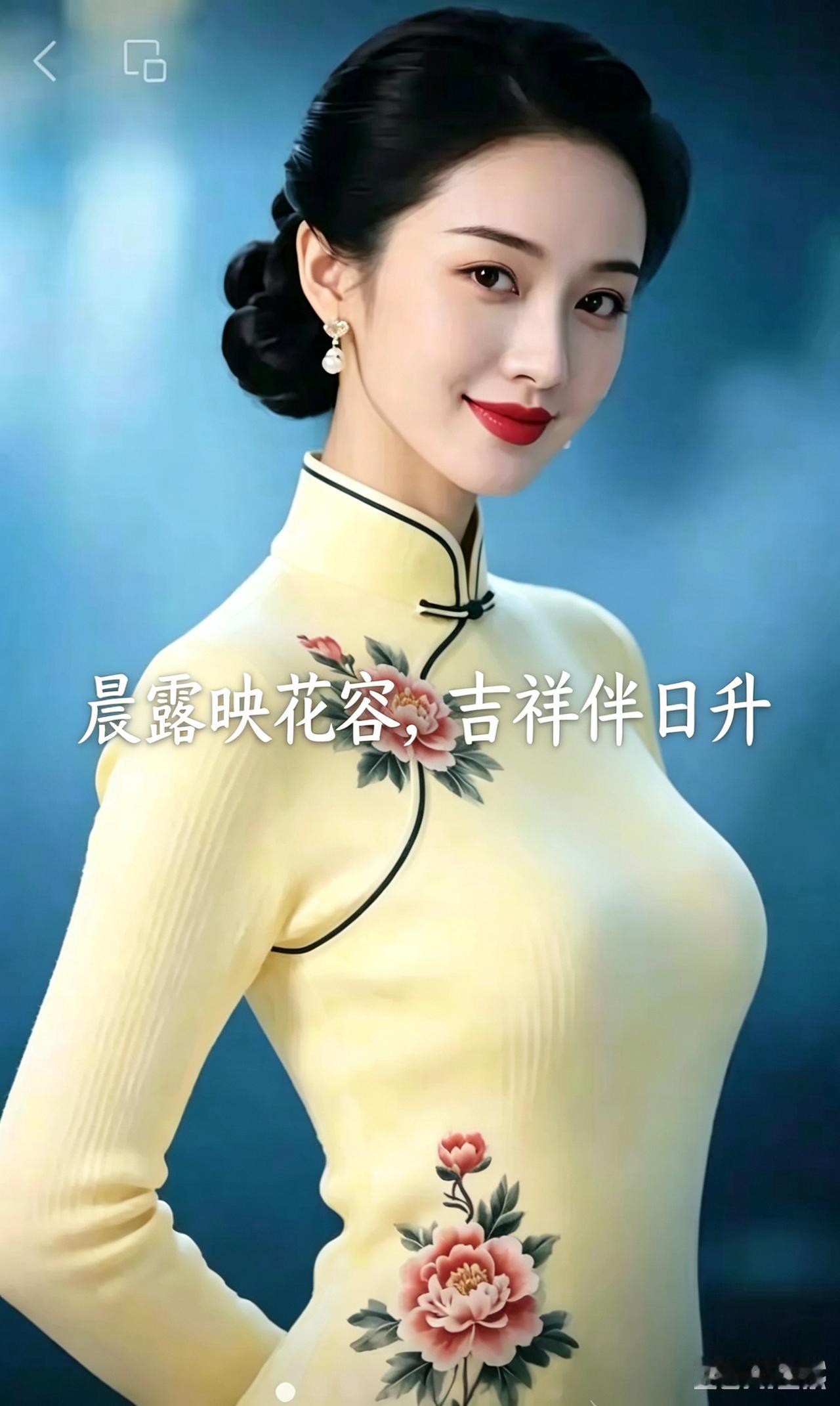 穿旗袍的姑娘真漂亮。美女旗袍照 旗袍秀美丽 大家评美在那些地方:
