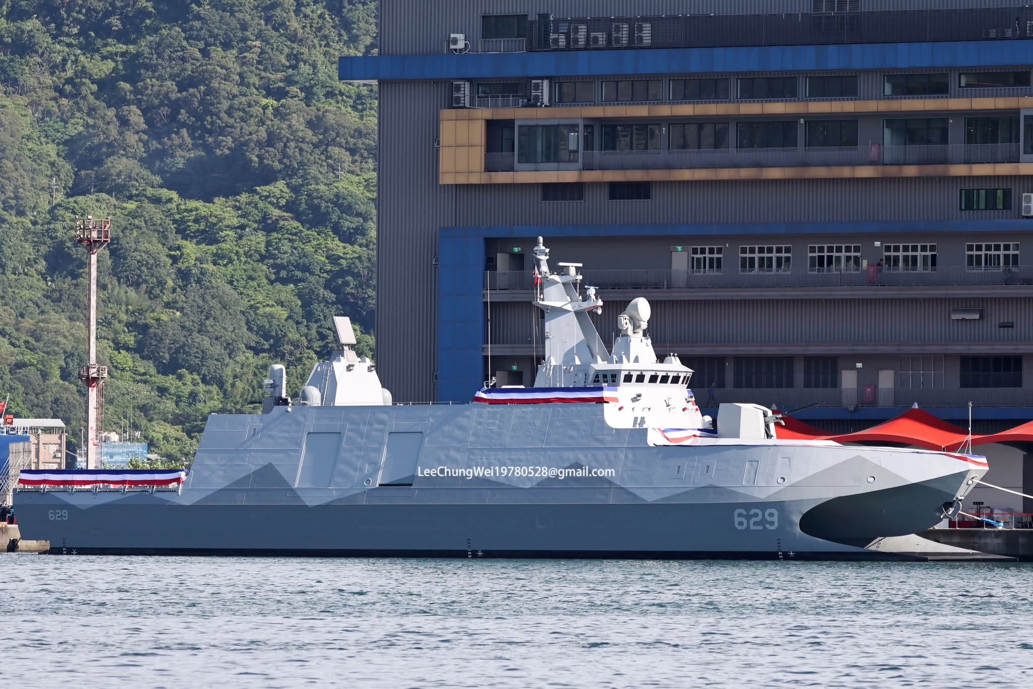 🐸台伪“海军”沱江级“浯江舰”（PGG-629）今日交付 