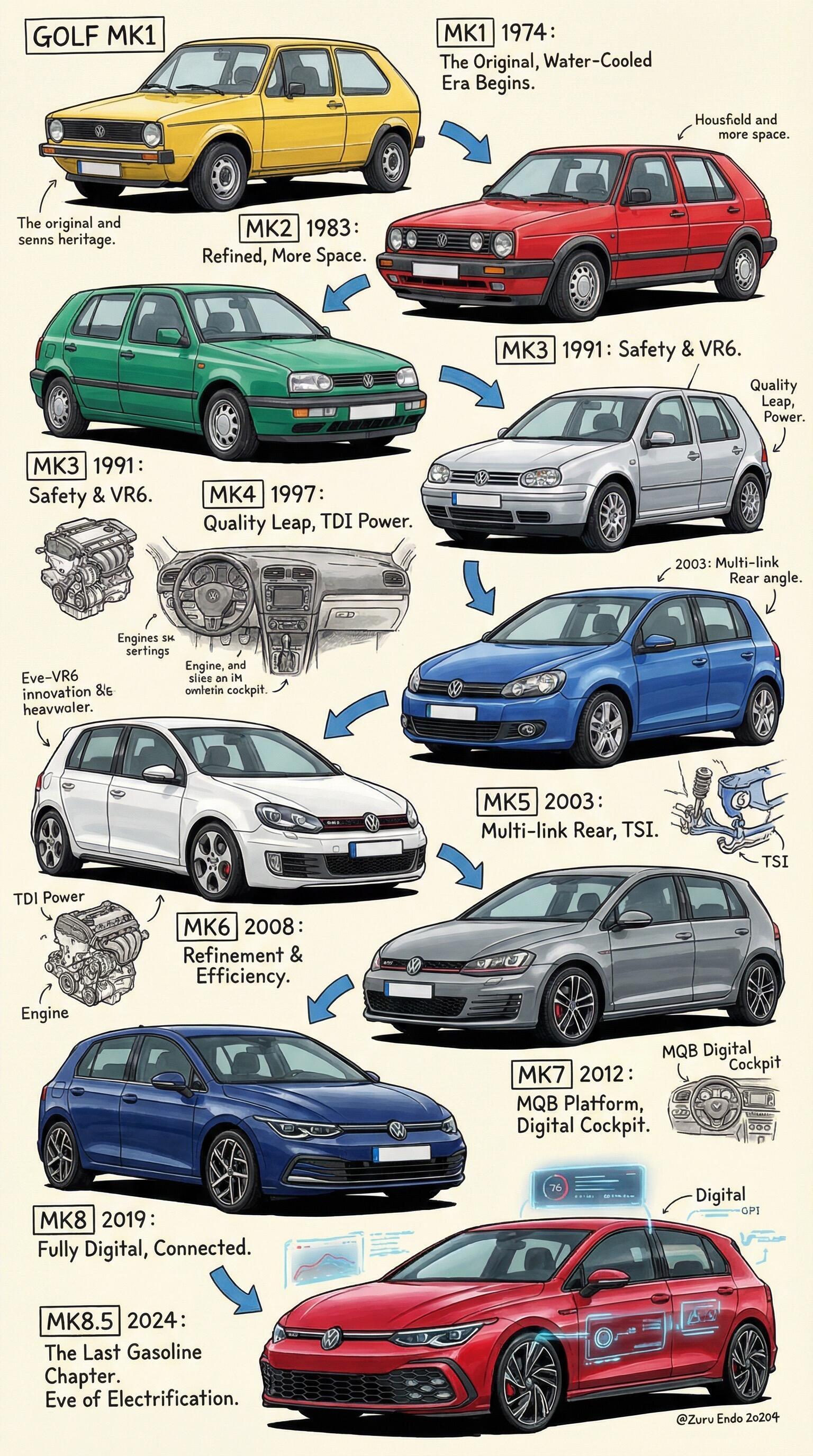 早啊bro大众高尔夫汽车设计