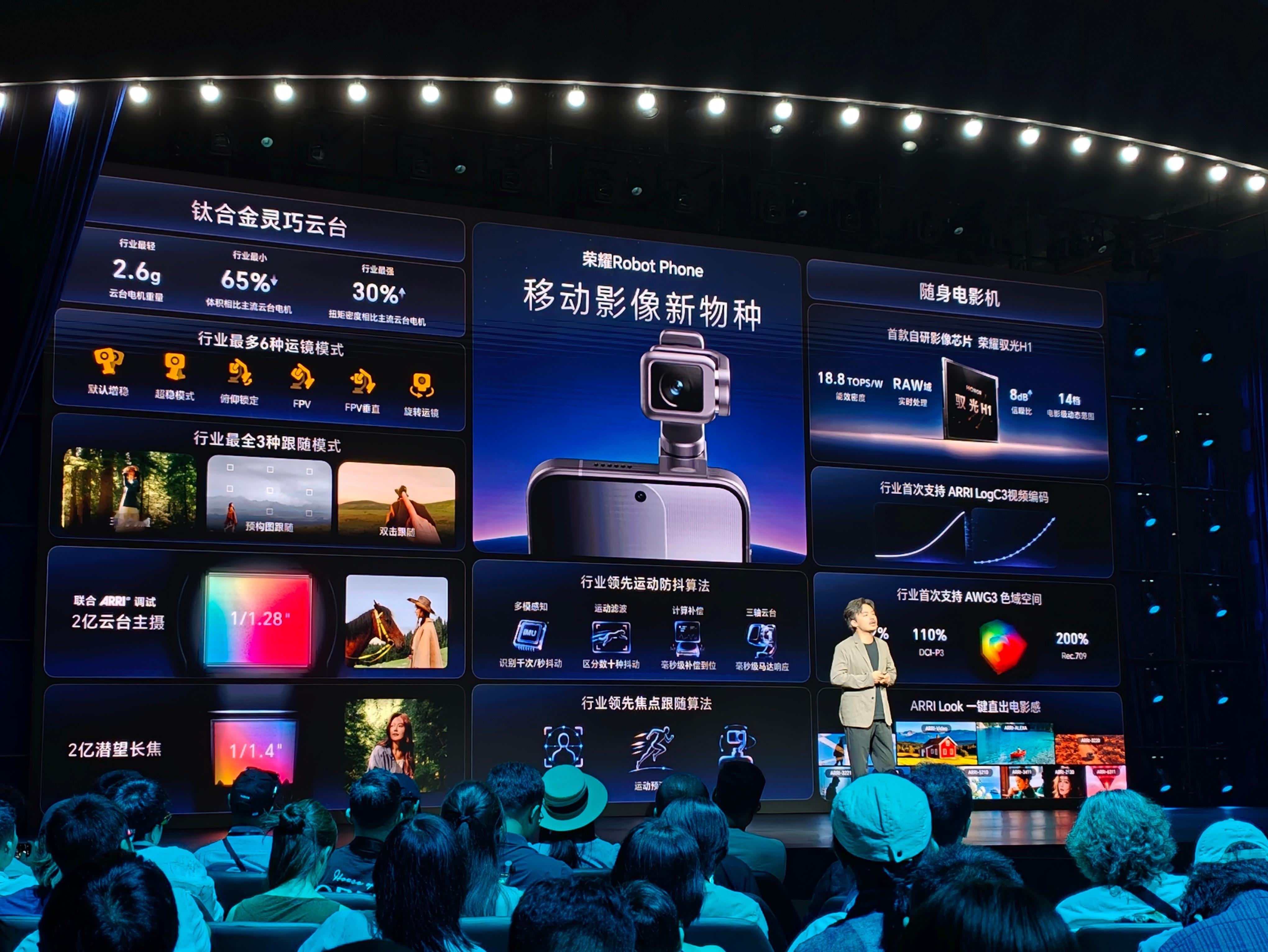 荣耀 Robot Phone 内置的这些 ARRI 电影色彩，我在现场感受了一下