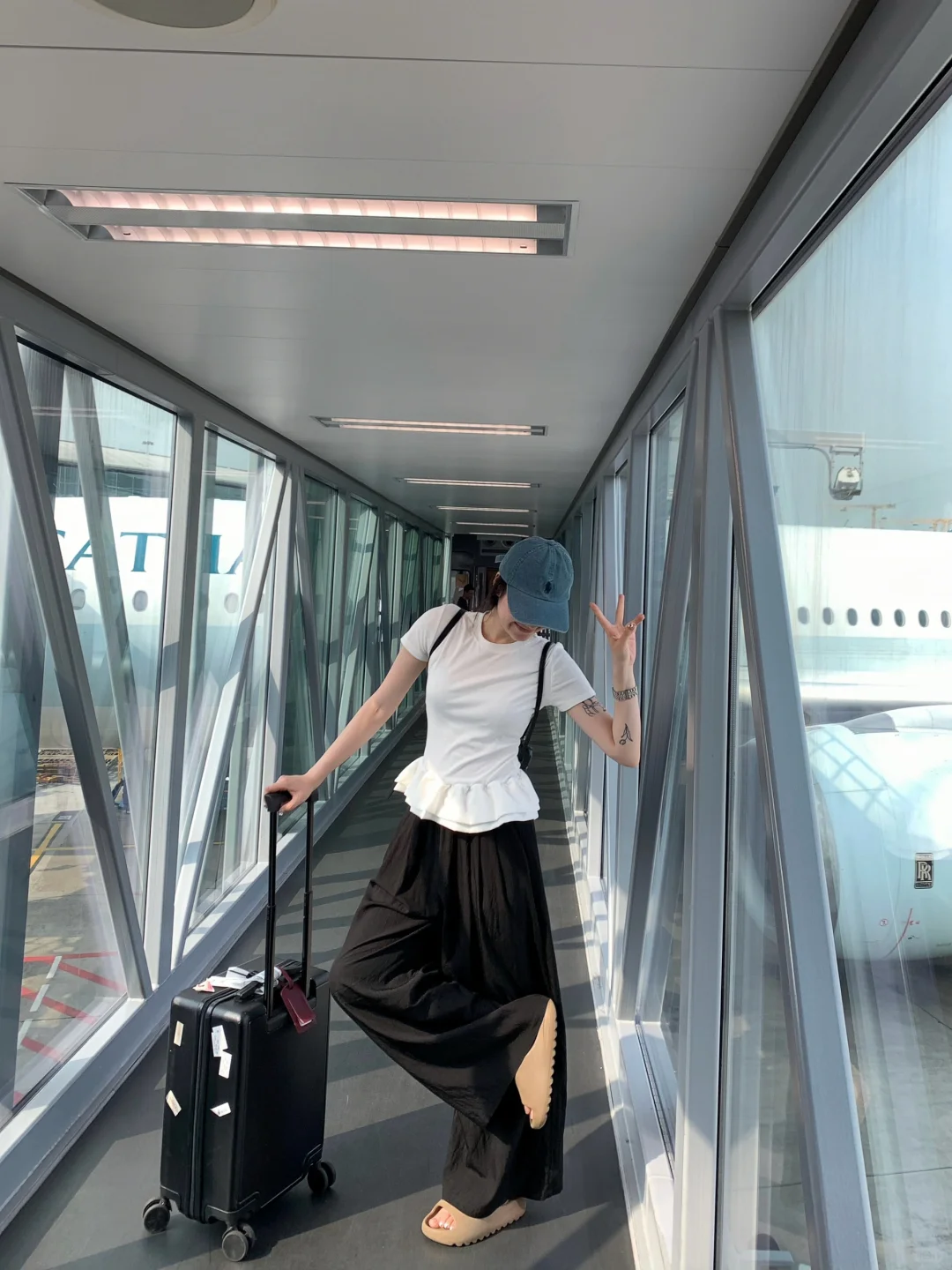 机场好好拍🛫出行怎么舒服怎么穿！！！