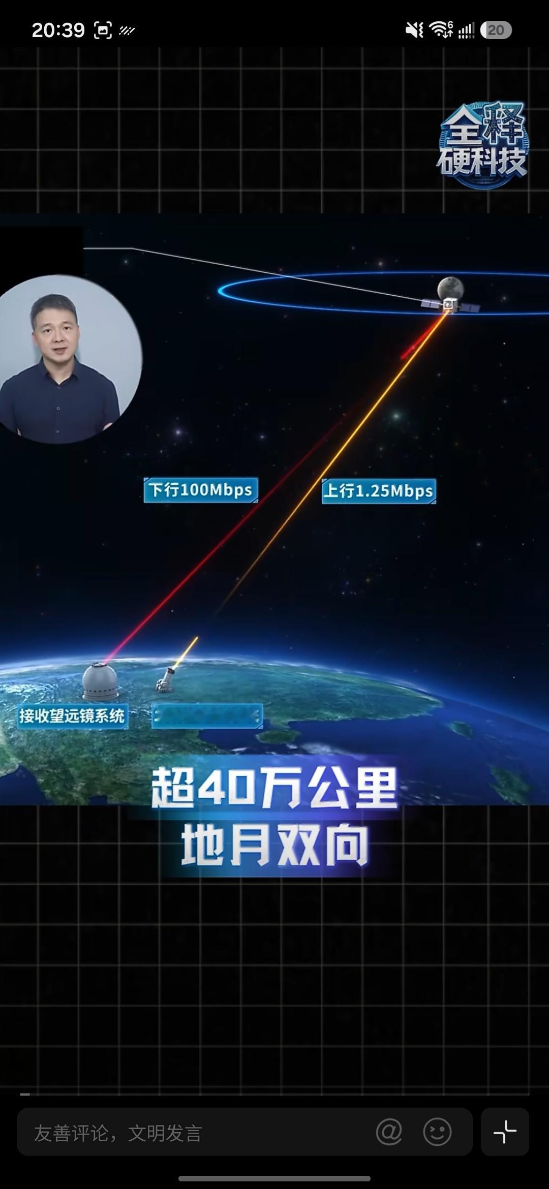 我国从月球传照片4分钟缩到12秒这个太牛了之前都是微波传输需要4分钟现在双向链路