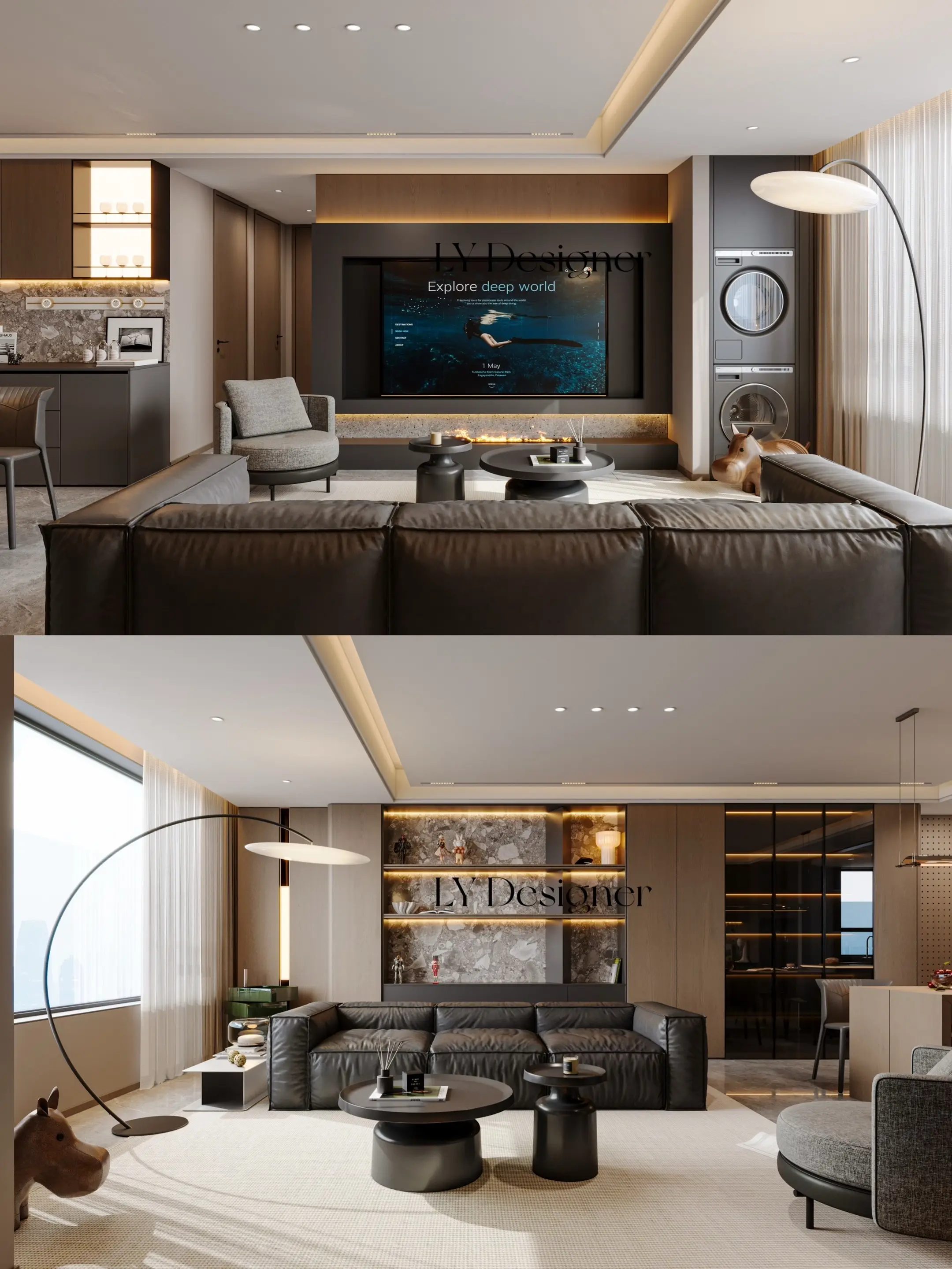 西安精装房改造🟤⚫️⚪️意式风设计