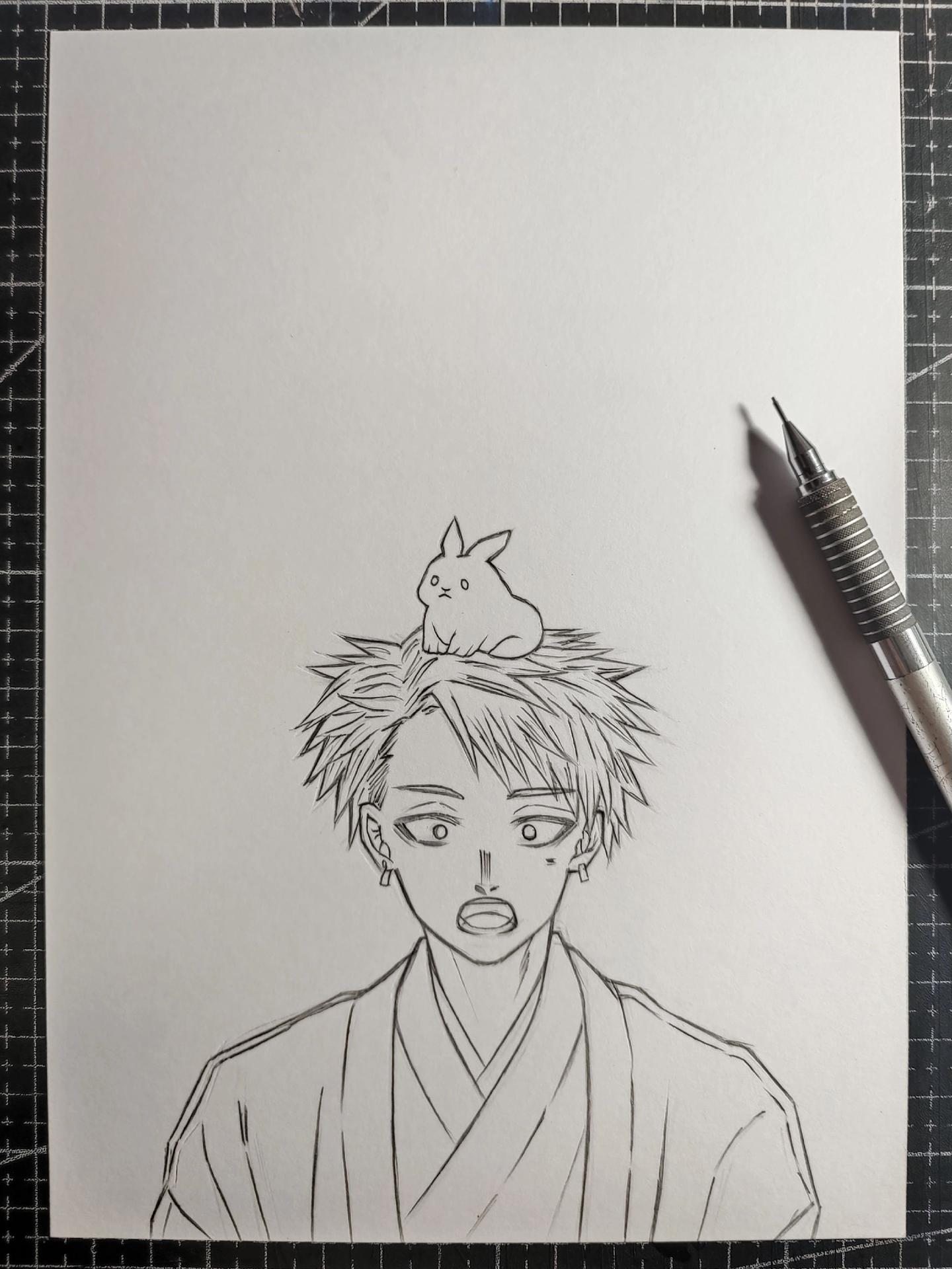 纯爱降临. 绘画工具：威思立三代