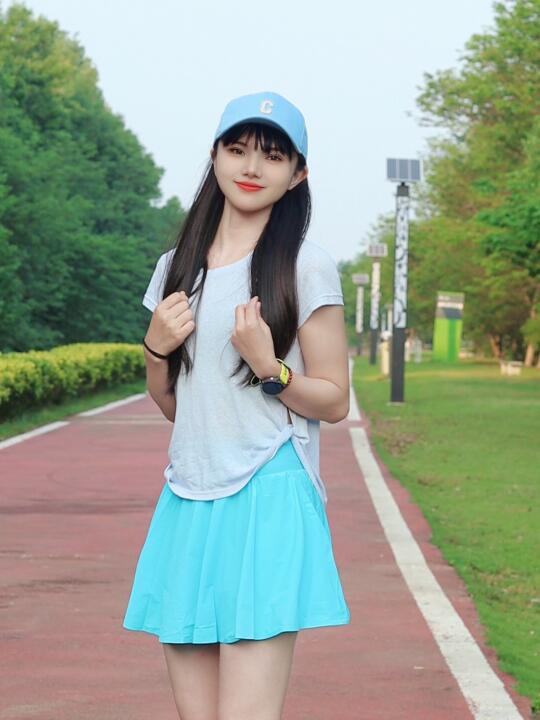网球女孩小清新一下