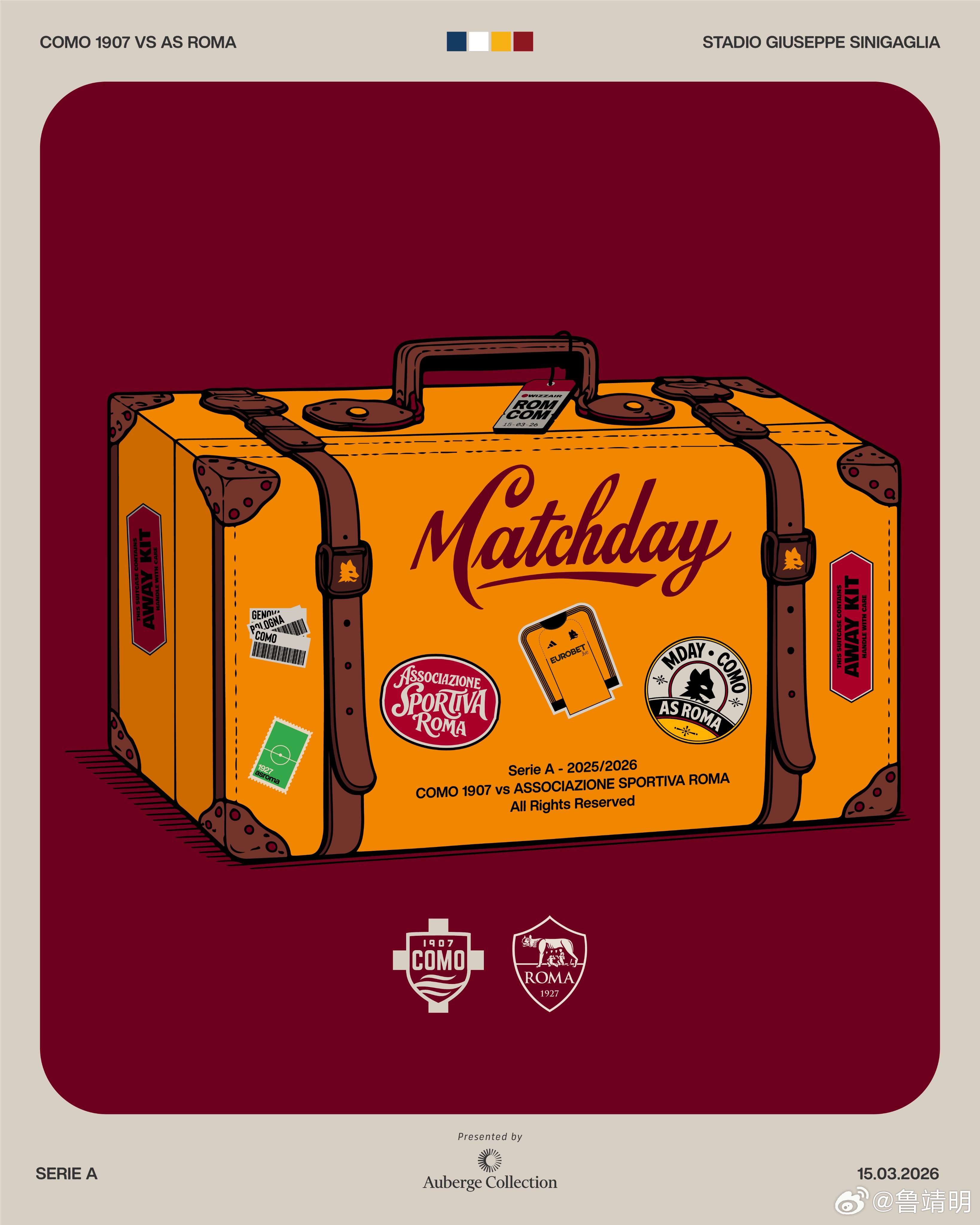 【直播计划】今晚和指导意甲两连播。25:00直播科莫vs罗马，一场欧冠门票6分战