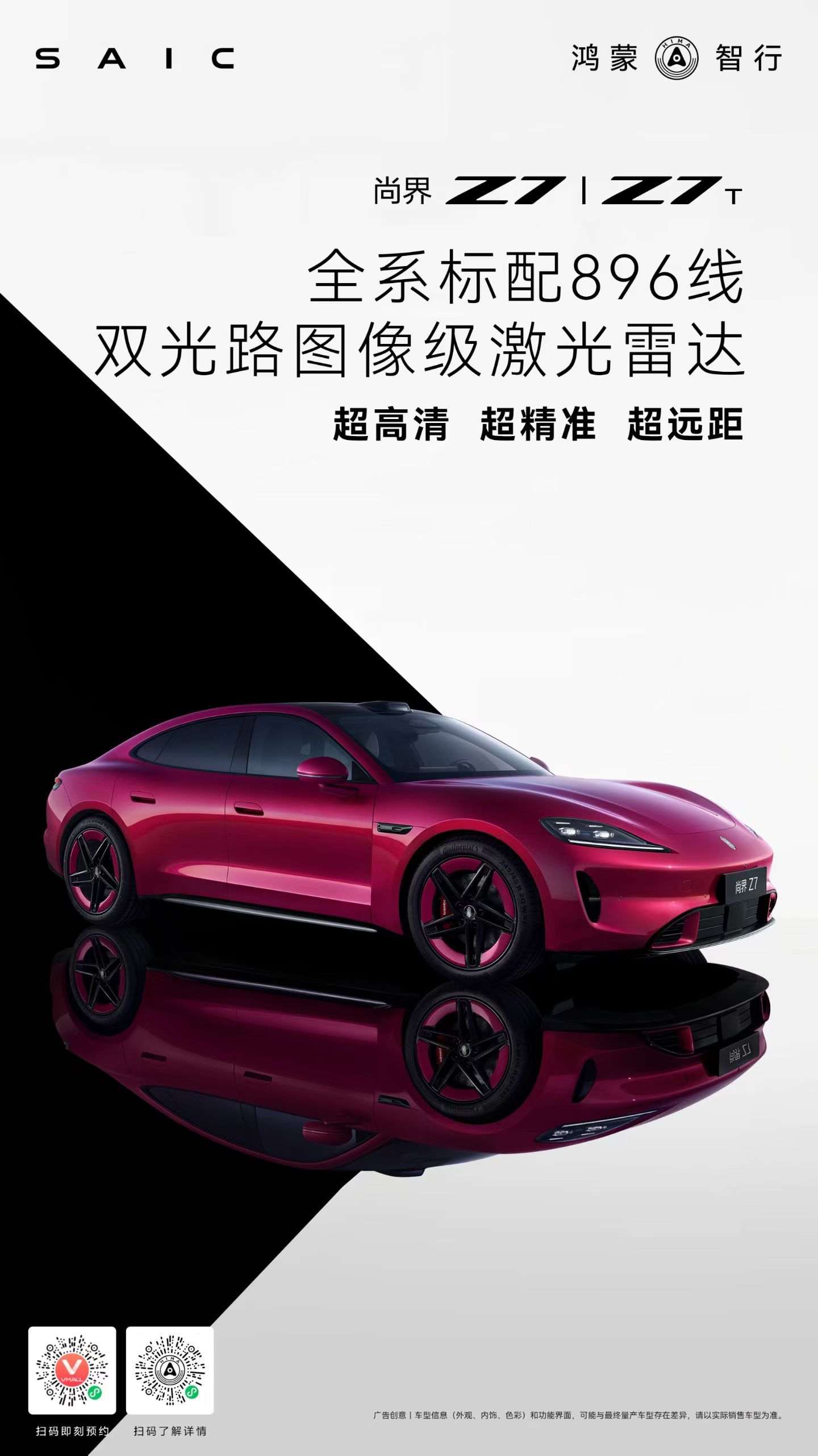 896线激光雷达时代鸿蒙阵营今天组团开战尚界Z7、尚界Z7T、问界M6，焕新的享