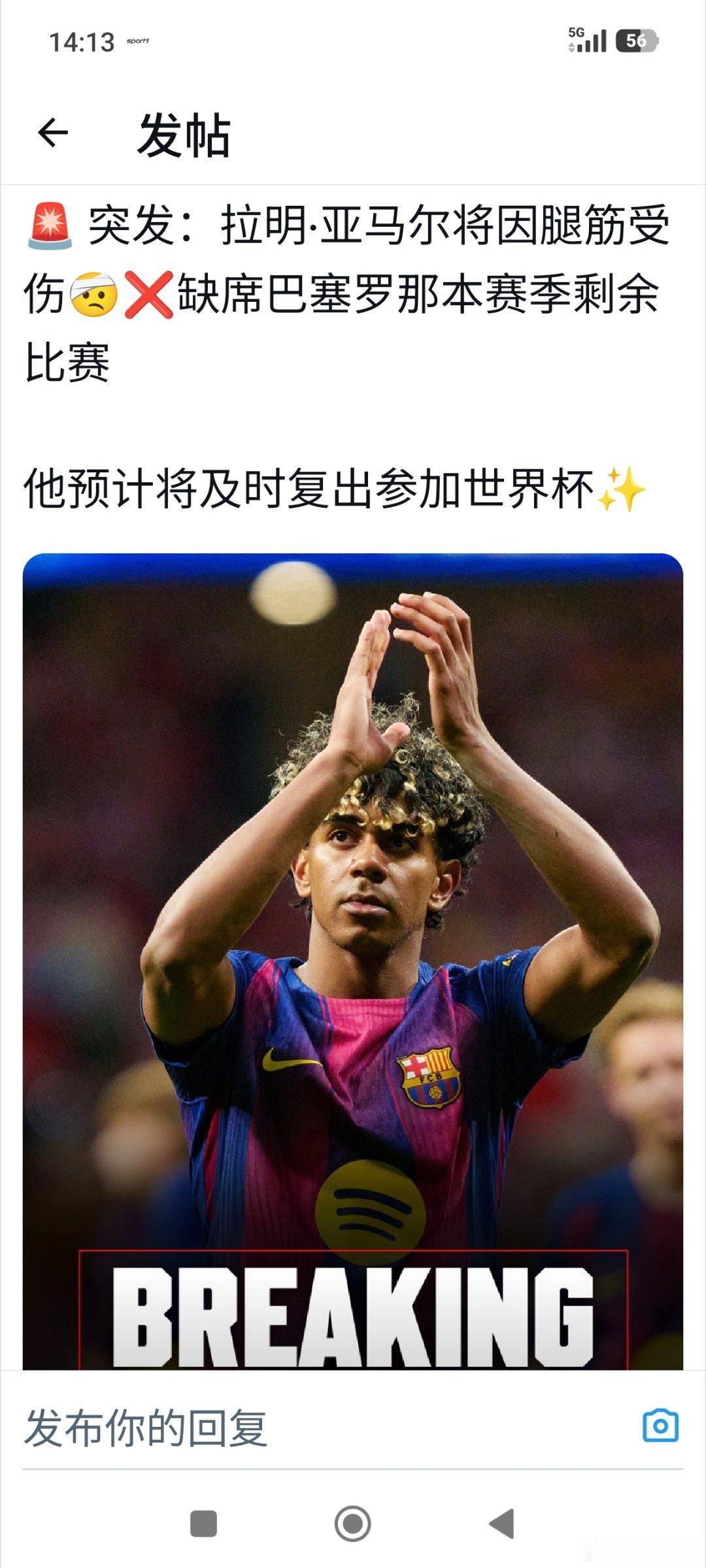 早日康复吧！欧冠