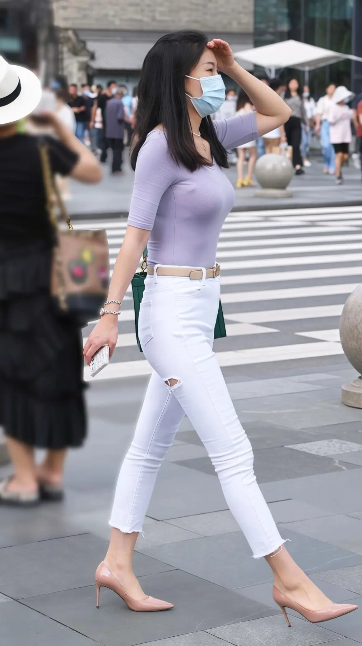 牛仔裤 清纯女神 美女 女神