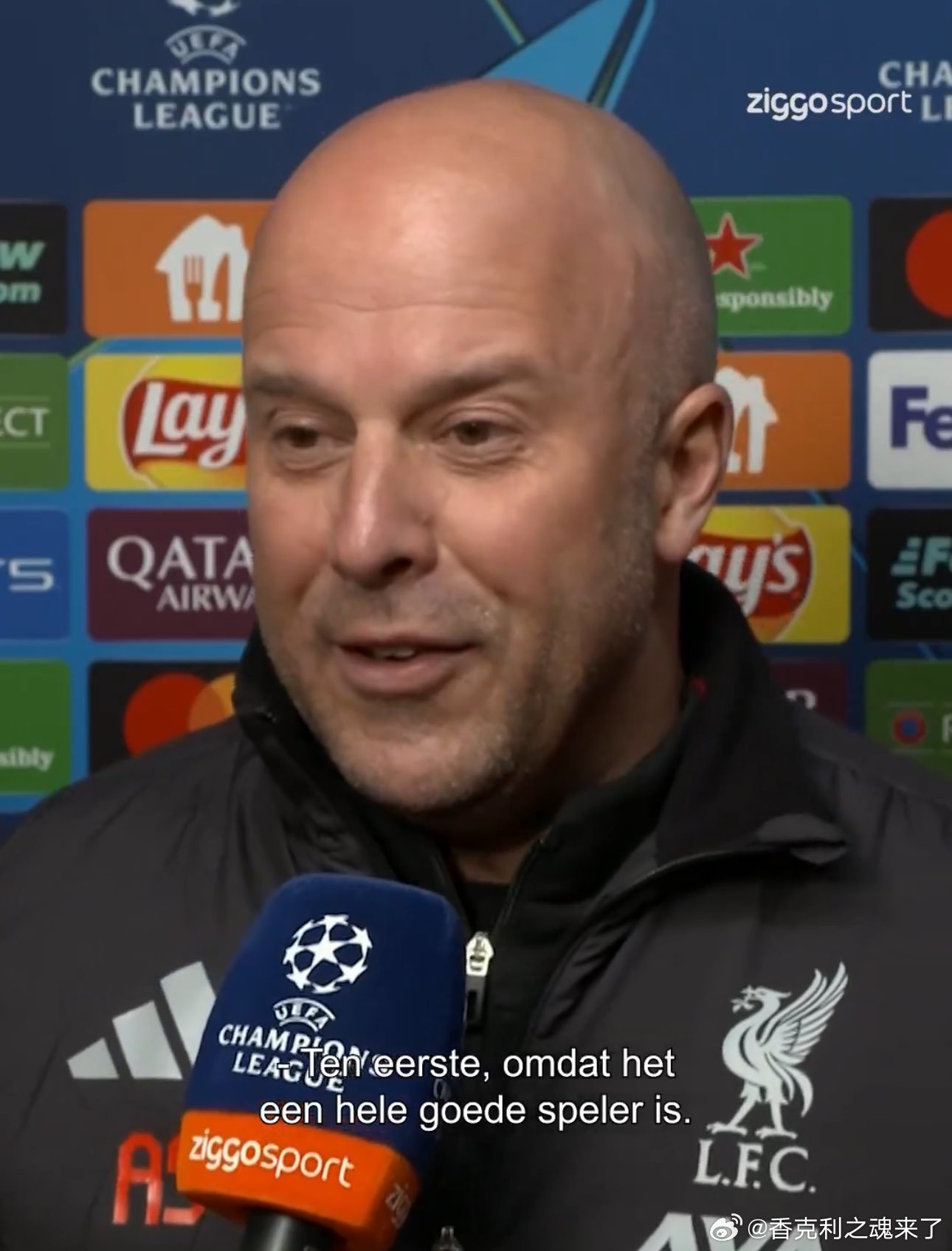 斯洛特谈格拉文贝赫续约："俱乐部内部原本认为我们需要引进一名防守型中场，但多亏了