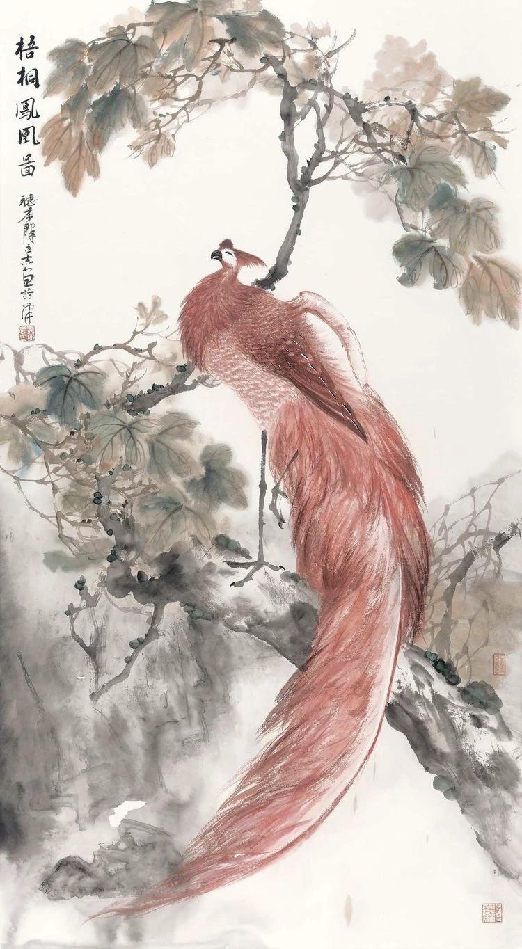 姜立志的作品技艺精湛、线条流畅、力透纸背。姜立志的花鸟画“以线立形，以形取神，以