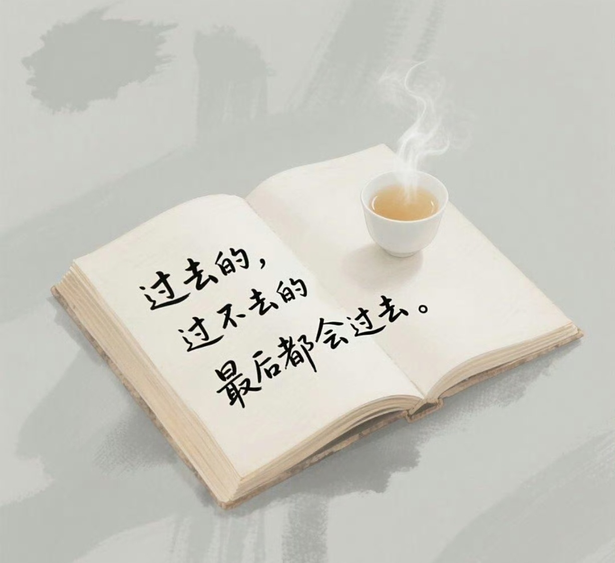 过去的，过不去的，最后都会过去。那些你想不通，看不透，理不清，忘不掉，放不下的往