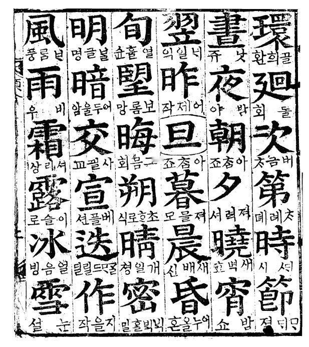 早期“韩语”也是从右往左?这里就已经告诉你拼音语言的秘密了，一开始只是用来给汉字