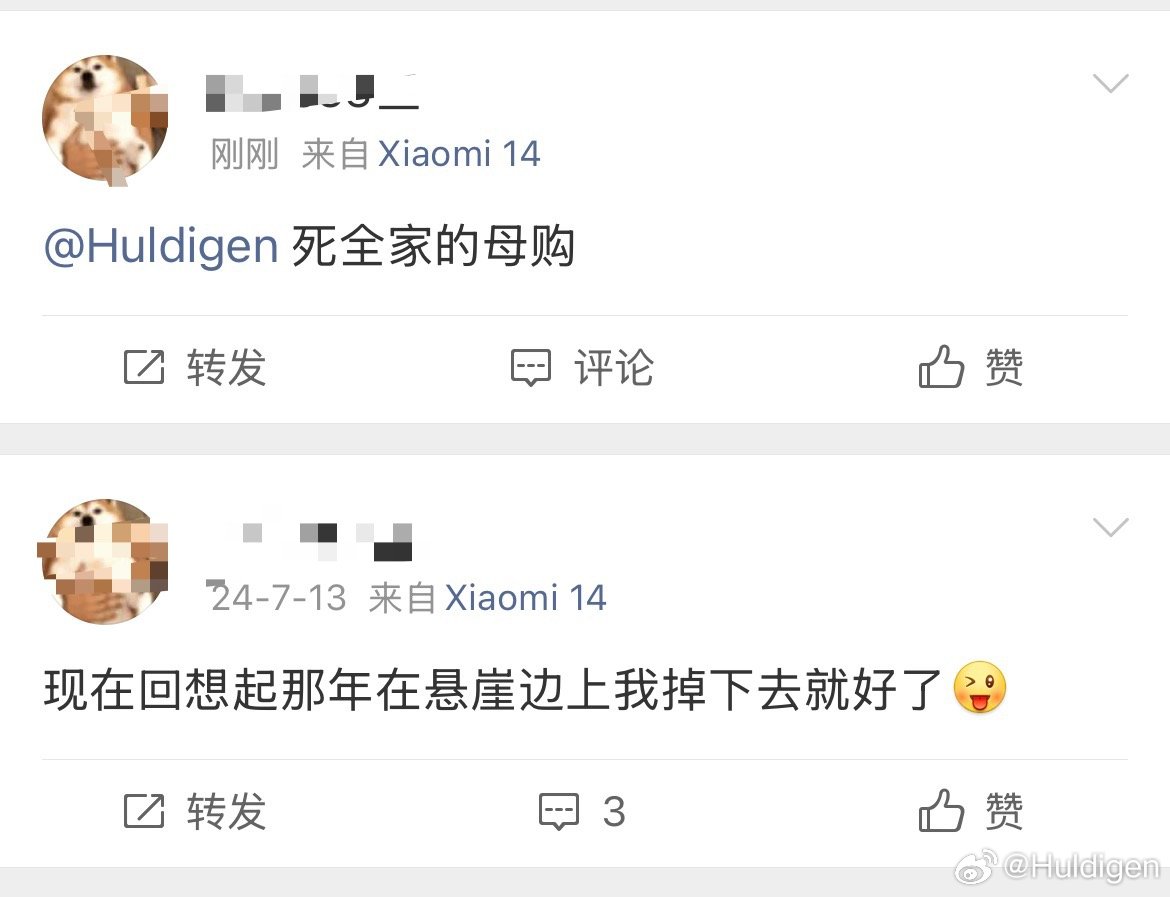 大多数时候我对黑子一般是来一个送一个大拉黑就完事 基本不回应不纠缠 谁有那个闲工