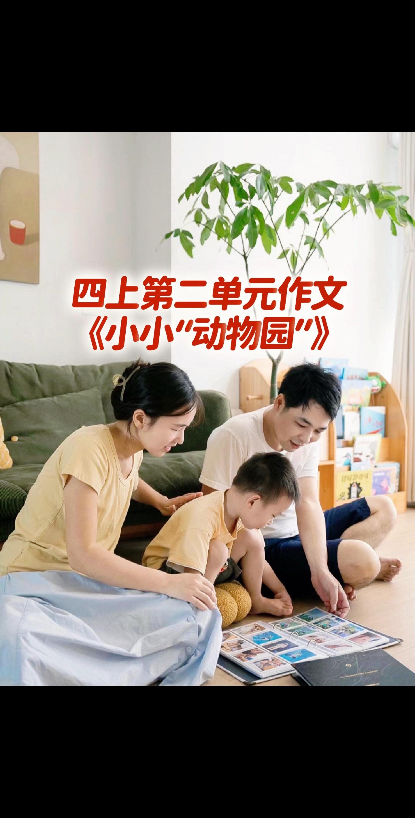 四上第二单元习作，来啦，快来看！宝妈们，小学四年级上册第二单元作文《小...