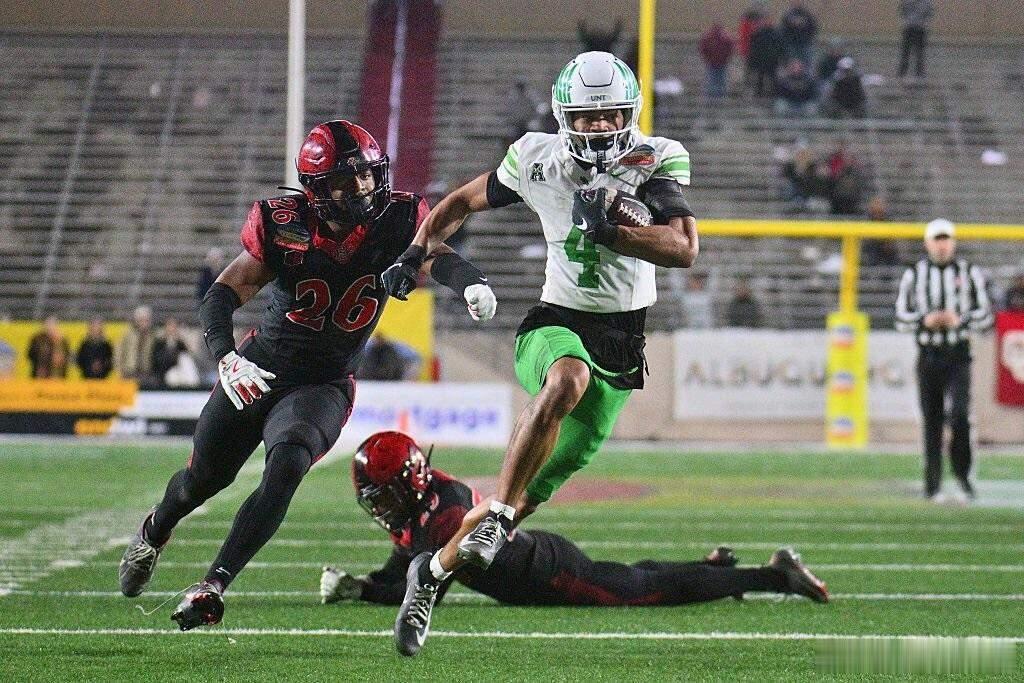 排名的25的北德克萨斯大学49：47力克圣地亚哥州立大学 