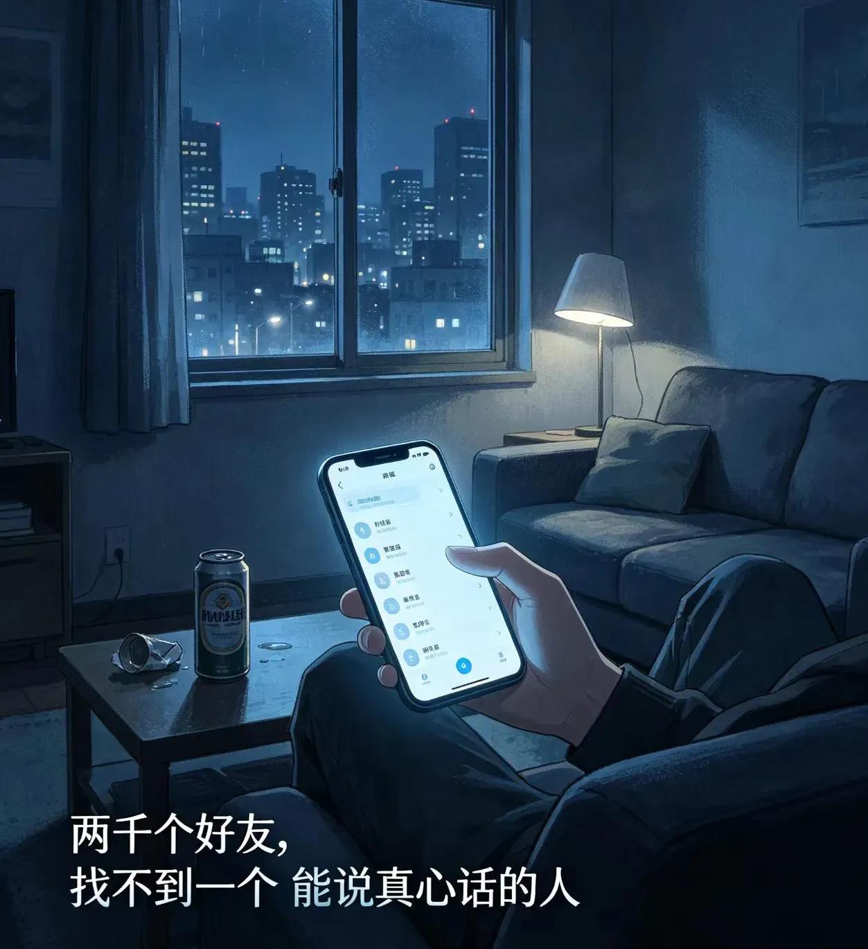 昨晚又失眠了。
刷手机刷到凌晨两点。
明明累得要死，闭上眼脑子里全是工作群的红点