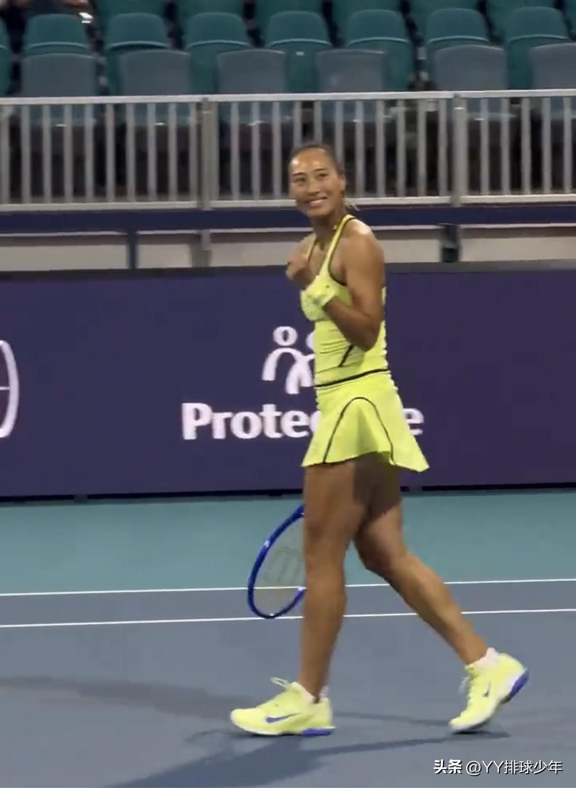 WTA1000迈阿密公开赛女单第三轮收官，16强对阵正式确定。中国选手郑钦文（2