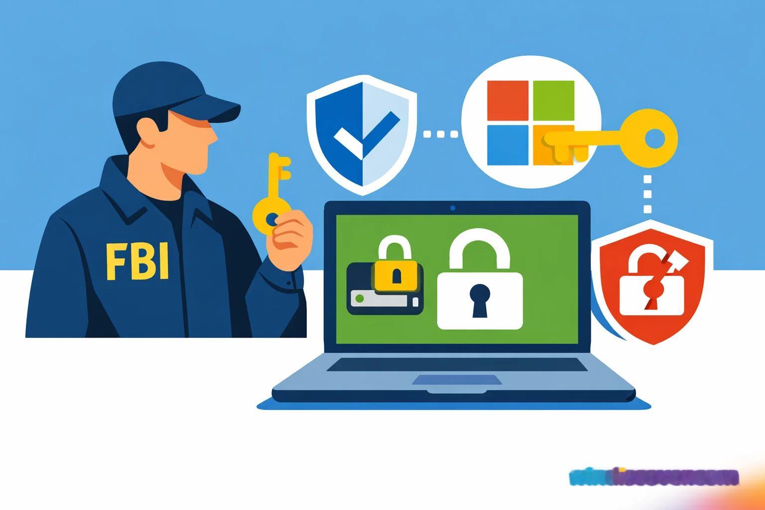 微软确认，在收到有效的法院命令或搜查令时，会与执法机构合作，甚至向其提供 Bit