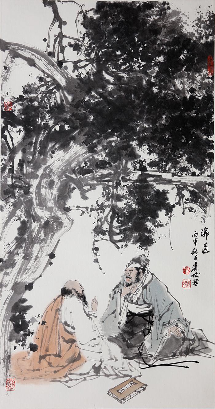 上联：最怕纠缠来论道
下联：[比心]

网络图片/诚谢侵删