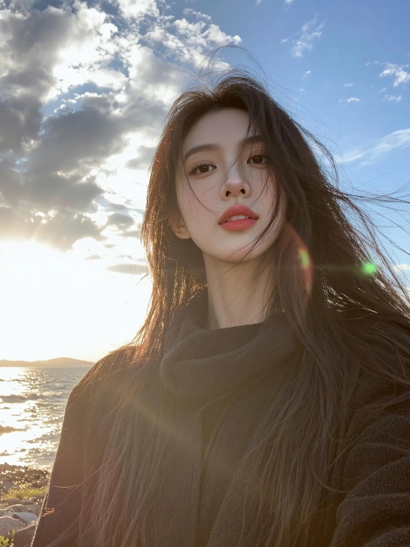 想带你去看晴空万里。