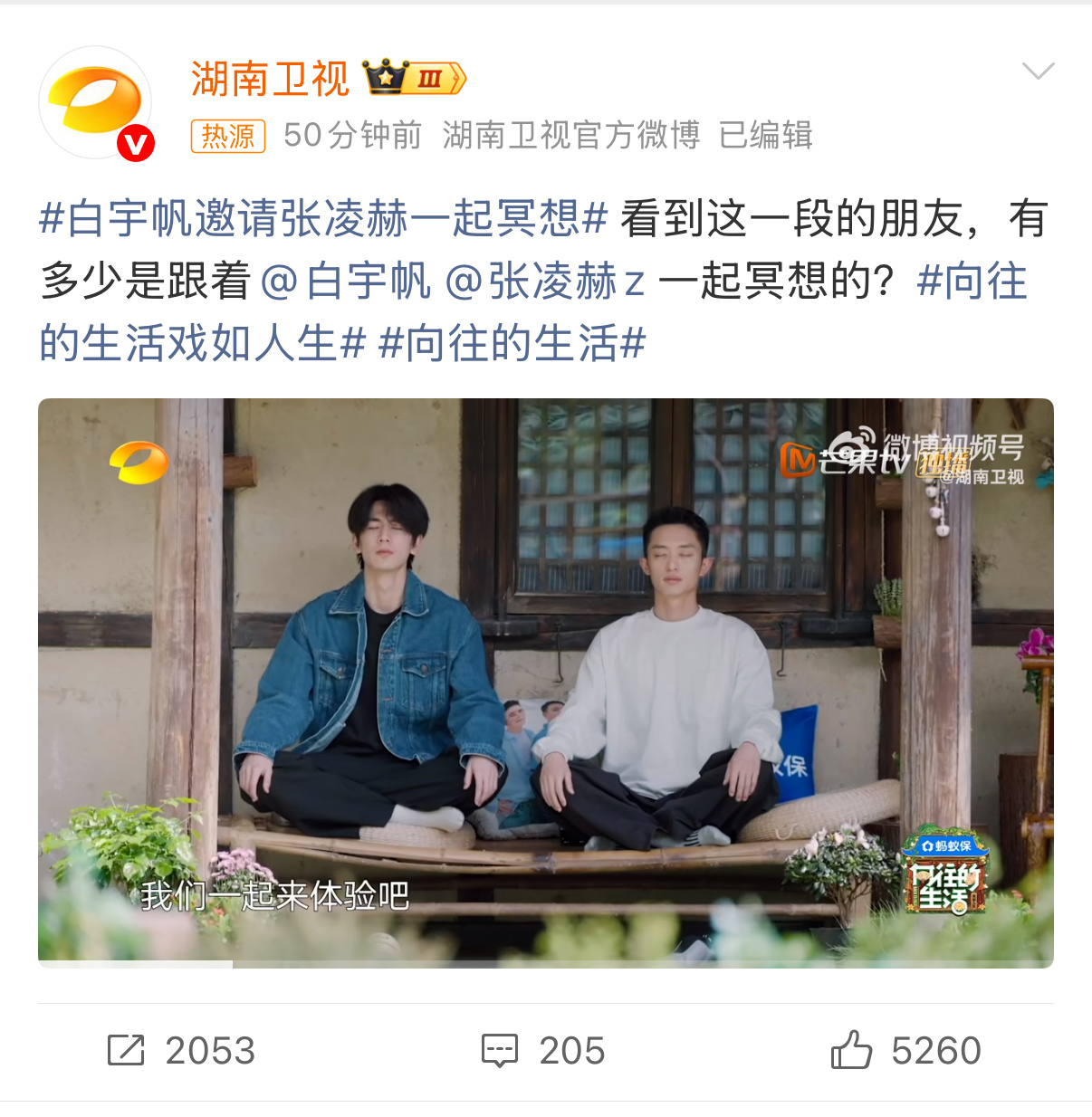 从带50只螃蟹闯蘑菇屋到跟着白宇帆冥想，张凌赫的蘑菇屋日常也太丰富了！这波养生局