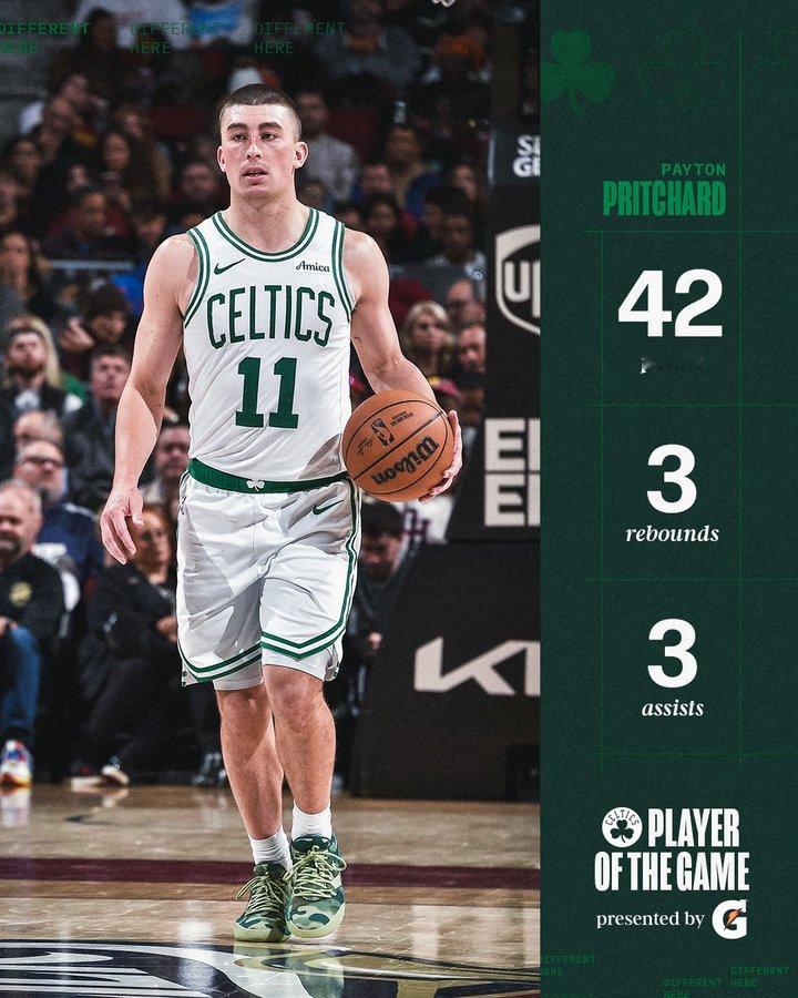 波士顿凯尔特人 ｜BLEEDGREEN 昨日最佳球员！ 