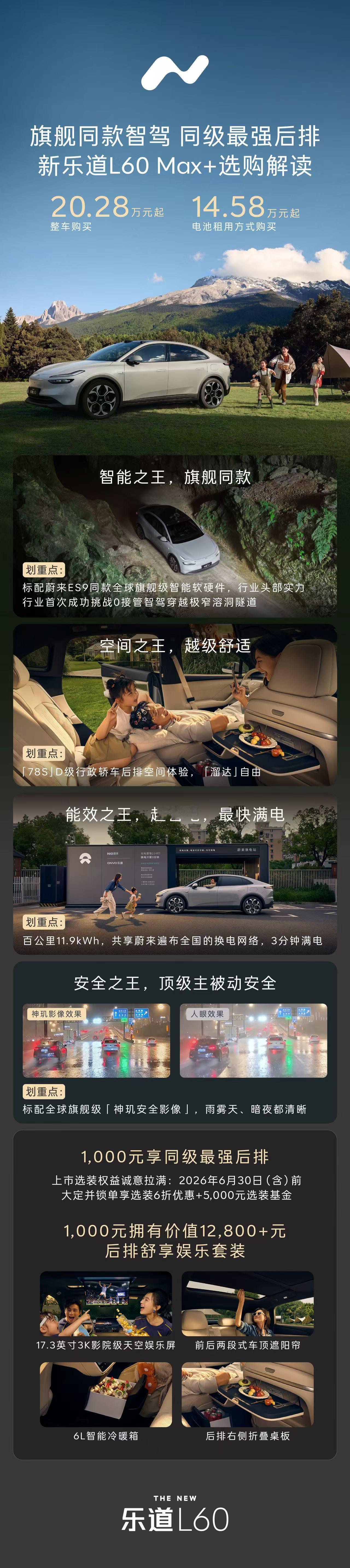 昨天的乐道新L60的发布会，大家都看激动了吧，尤其是AD穿山洞，实话说老司机开也