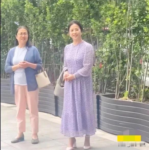 刘亦菲的妈妈已经65岁了，好年轻啊！气质杠杠的，身材不胖不瘦，五官端正大气，比起