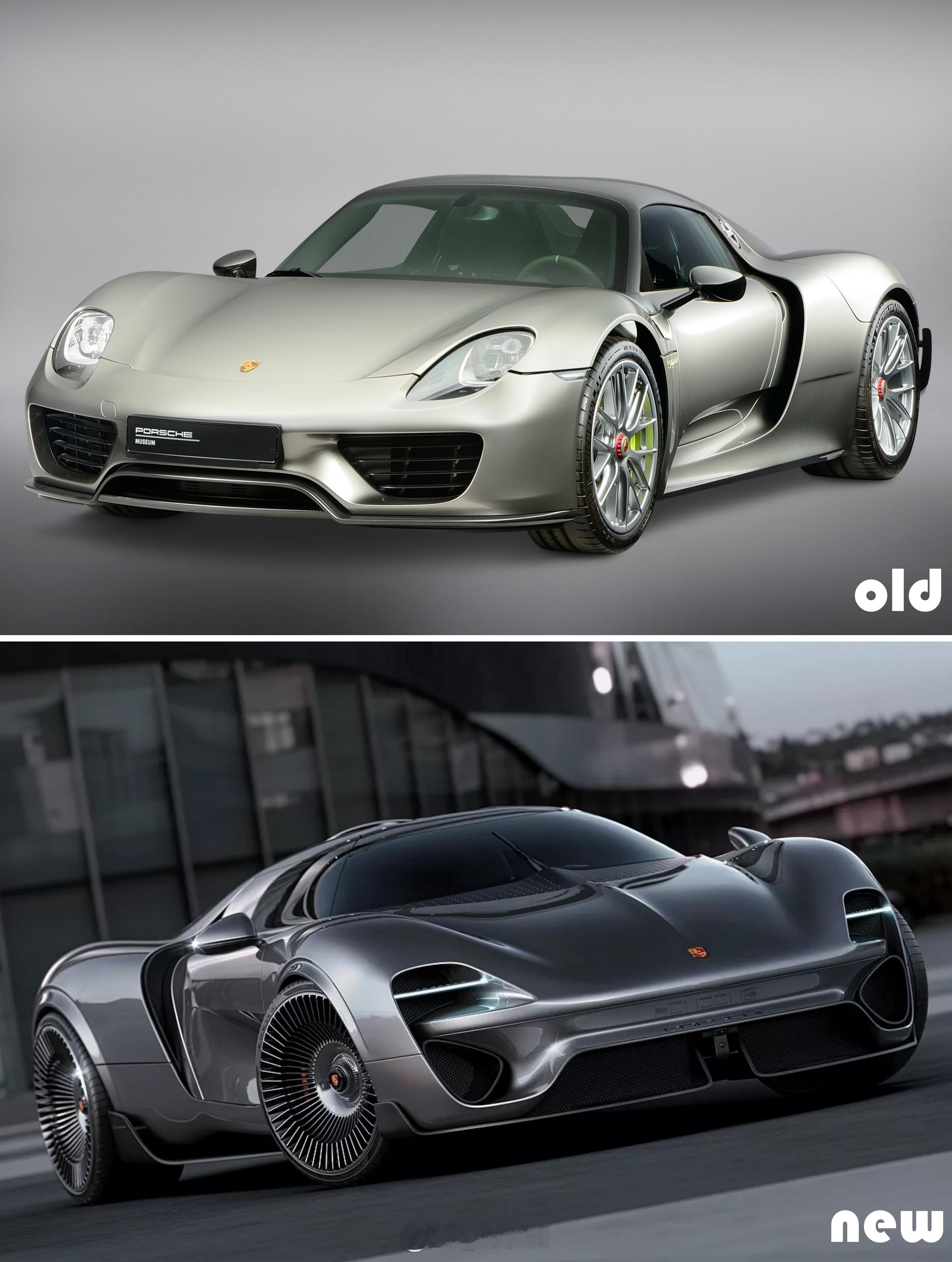 全新保时捷918 Spyder概念车 民间设计师创作的保时捷918  Spyde