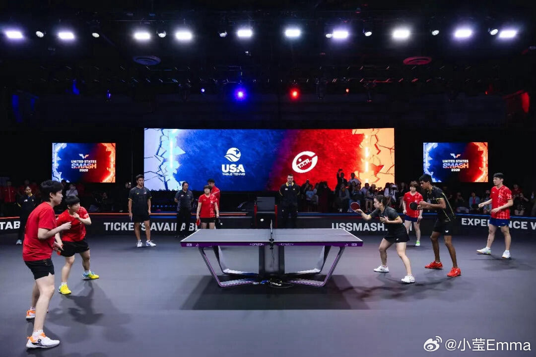 中美跨国组合将出战WTT美国大满贯两组跨国组合，数十名联合训练的运动员，55年的